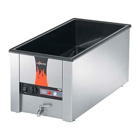 Vollrath Co Vollrath Cayenne Model T43R Heat 'N Serve. 4/3 Rethermalizer, W/ Drain, 1600 Watt 72056